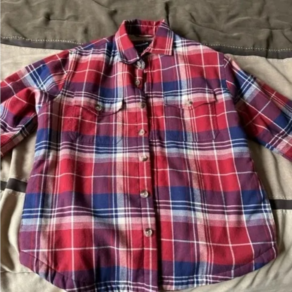 Bonobos Rhubarb Plaid Medium Sherpa Shirt Jacket (Excellent Condition).